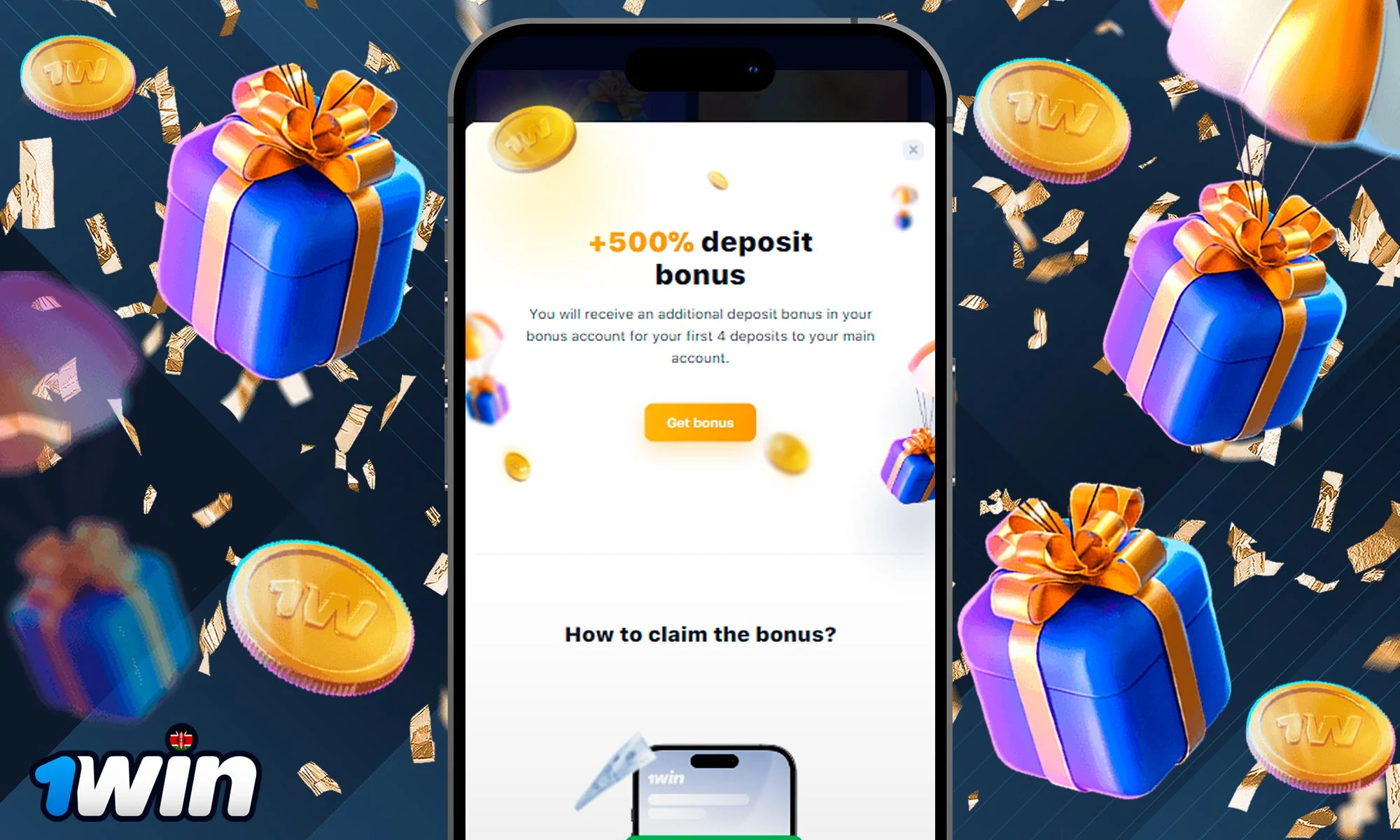 Information about the casino bonus program on 1Win